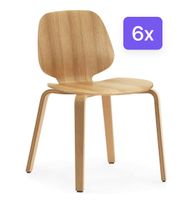 6 schöne Holz Stühle