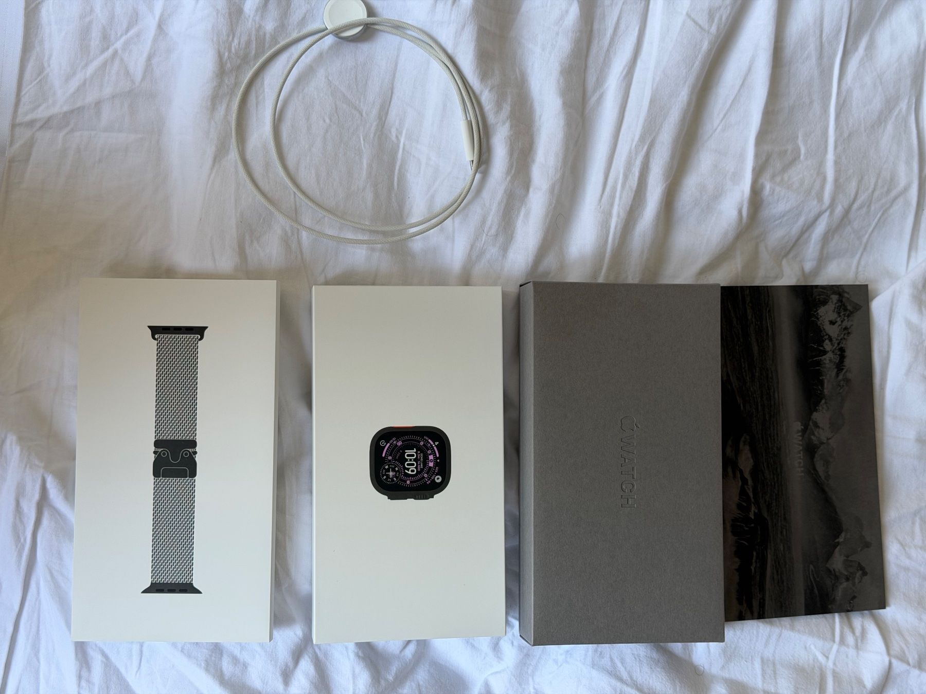 Apple Smartwatch: Apple Watch Ultra 3 titanium milanese loop – Gebraucht aus Arosio von Bike-Nature-Velo 4