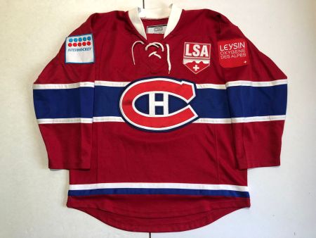 Canadiens Montréal Hockey Trikot Hockeyturnier Leysin Gr. L
