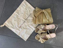LOEFFLER RANDALL DAHLIA - SANDALS WITH BAG - GOLD