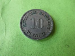 Dt. Reich 1911 D, 10 Pfennig