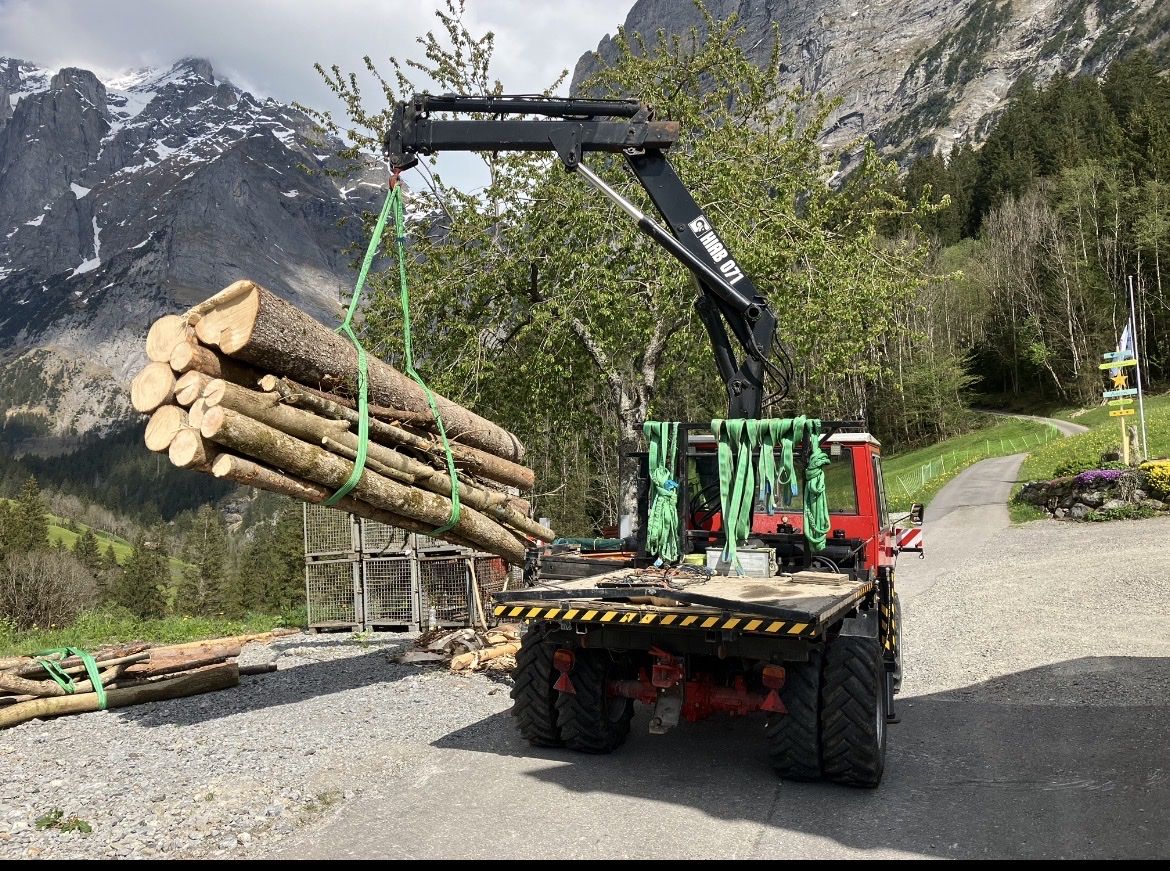 HIAB Gru: Kran Hiab 071 zu Aebi TP – Usato da Grindelwald venduto da AdBaKn 3