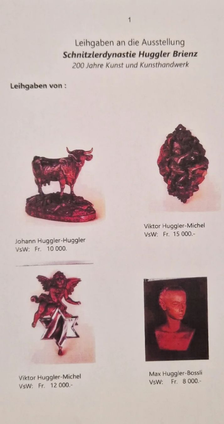 Sculture & Statue: Relief des Brienzer Schnitzer Viktor Huggler-Michel – Usato da Biel/Bienne venduto da Jomazi 9