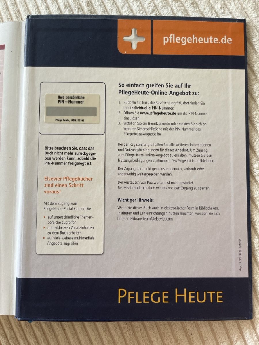 Libri: PFLEGE HEUTE 6. Auflage – Usato da Zürich venduto da Julia19952 2