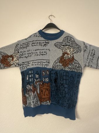 Vintage Cowboy Strickpullover Gr. M