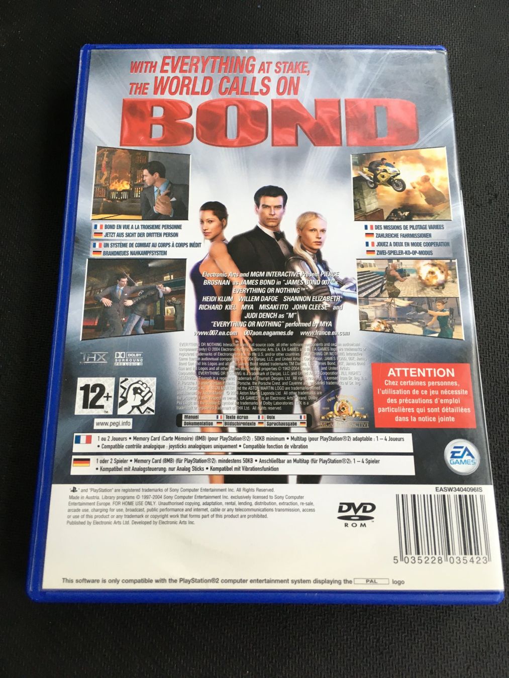 Sony Spiele: Everything or nothing 007 James Bond - PS2 Playstation 2 – Gebraucht aus St.Gallen von sjosjo 1