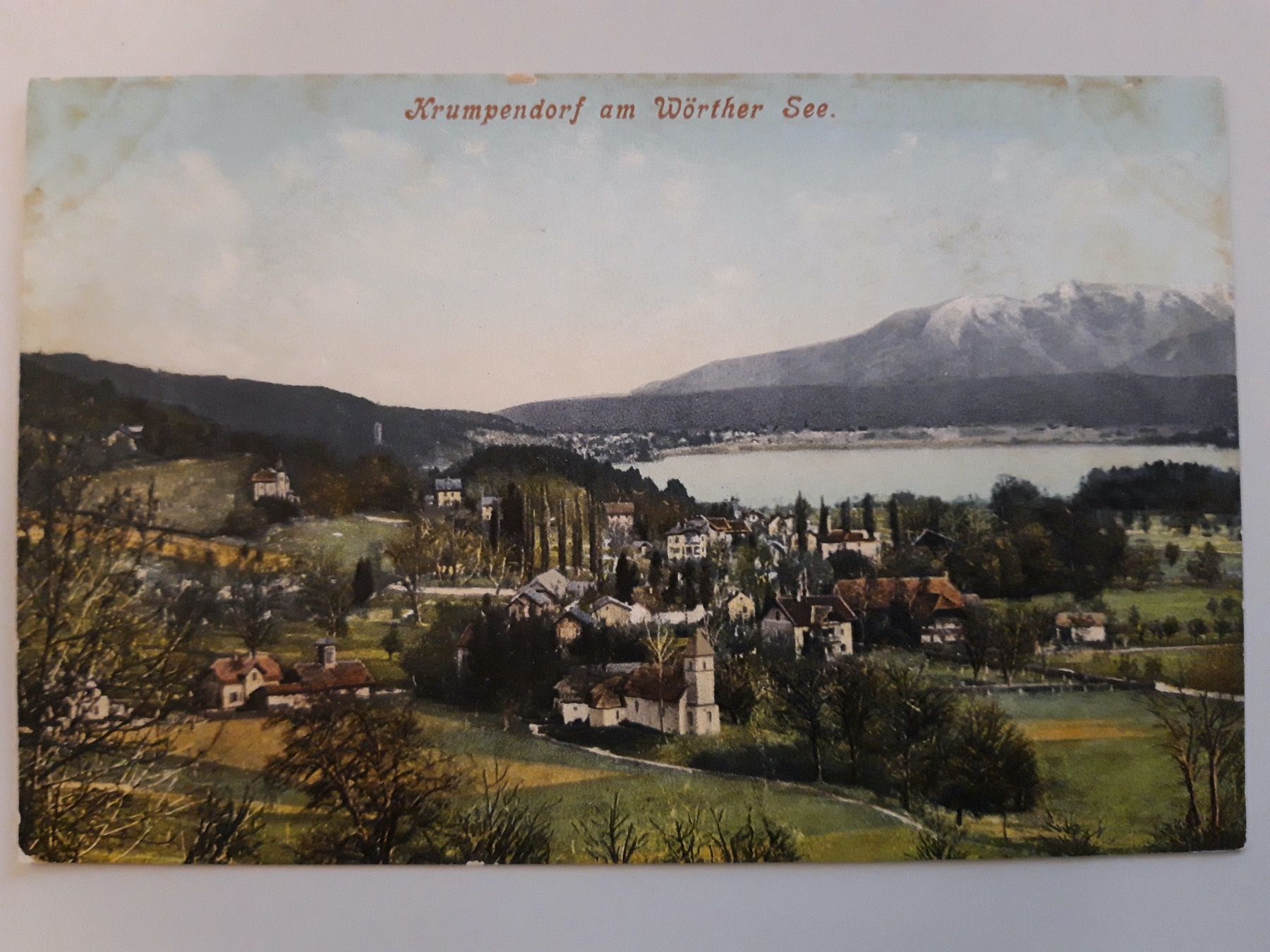 Cartoline postali: Krumpendorf am Wörther See – Usato da Sargans venduto da nicsam1815