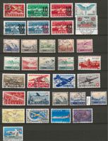 CH Flugpost Ausgaben 1941 - 1988 : KP 375.--