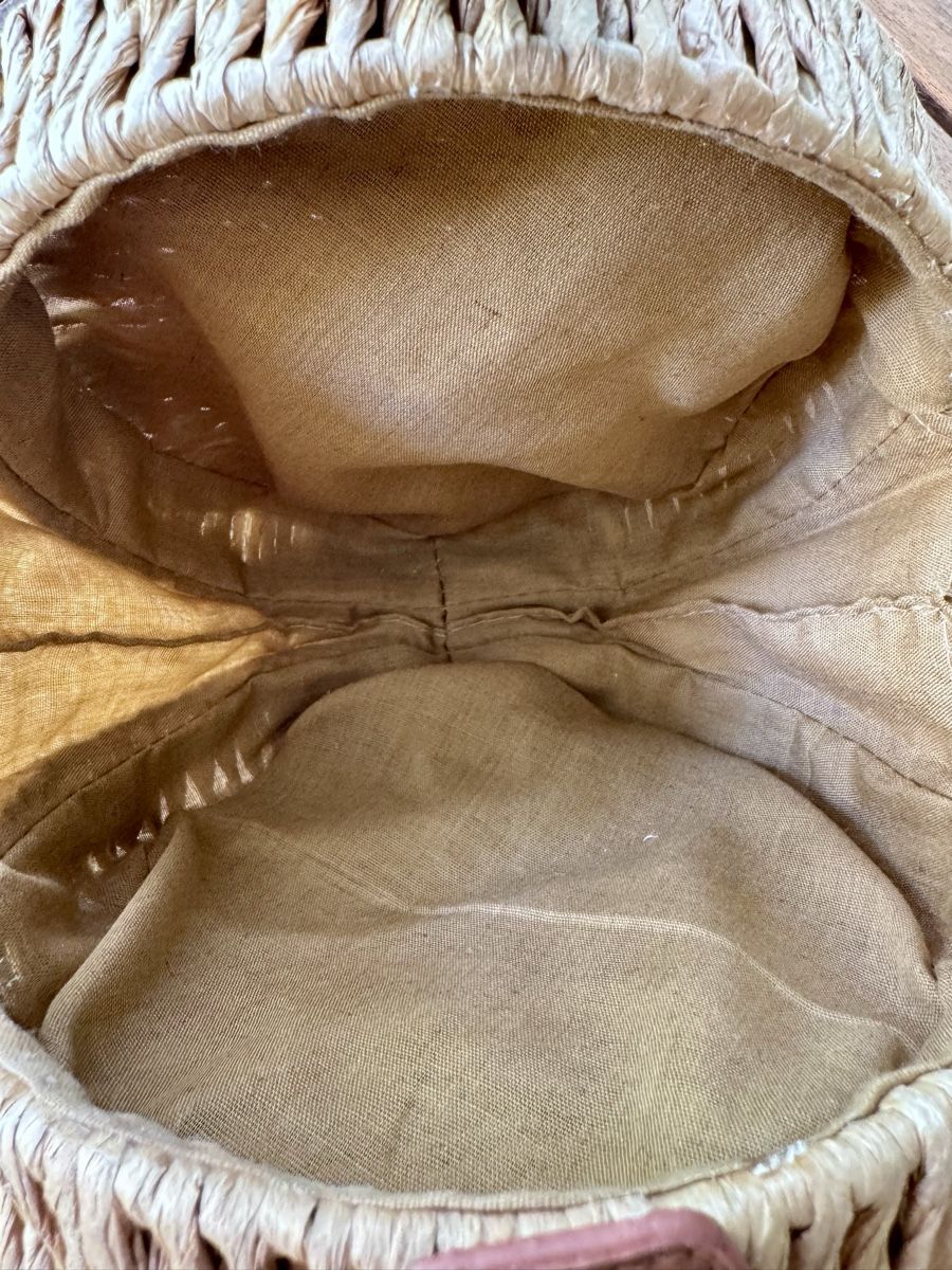 Borse da donna: Rattan Tasche rund  – Nuovo (secondo la descrizione) da Niederwangen BE venduto da Schatam 4