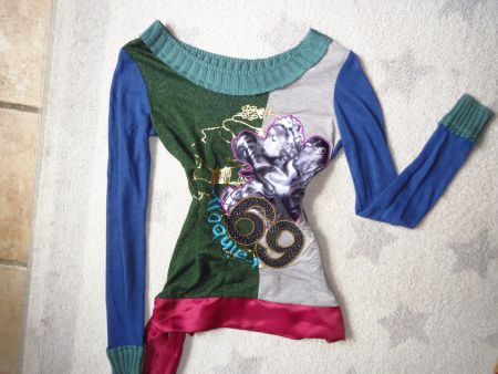 NEUER DESIGUAL Damen Pullover Gr XS