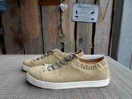 AGL "Suzie" Leder Sneaker beige Gr. 40 - 425196