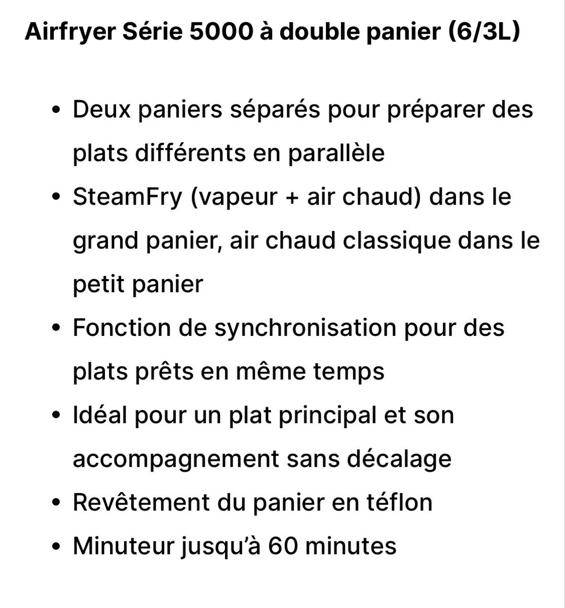 Philips Elettrodomestici da cucina: Airfryer Philips – Nuovo (secondo la descrizione) da Sornard (Nendaz) venduto da Dodo8117 5