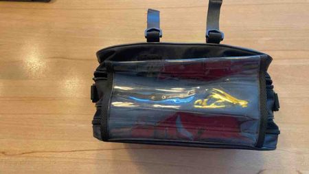 Fahrradtasche Lenkertasche Transparentes Fach Schwarz Neu