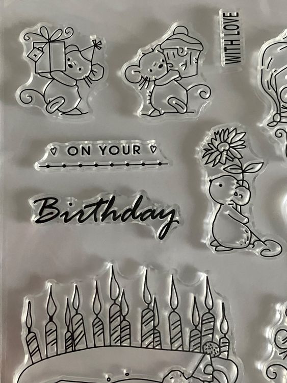 Neues Set Motivstempel Tierli, Geburtstag Kaufen auf Ricardo