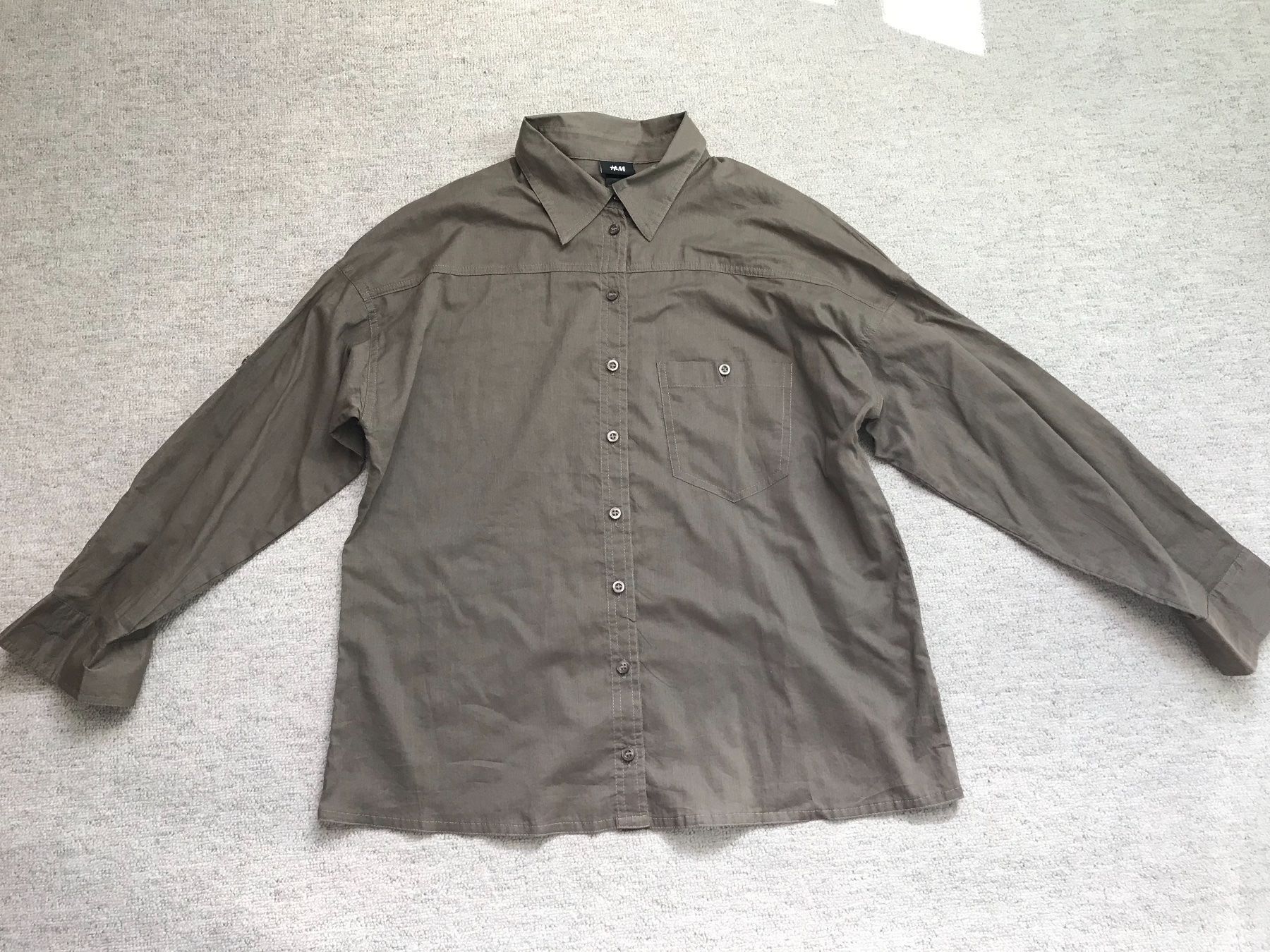 H&M Camicette: Chemise "H&M" 34 Hemd olive – Nuovo (secondo la descrizione) da Echandens venduto da pepite30