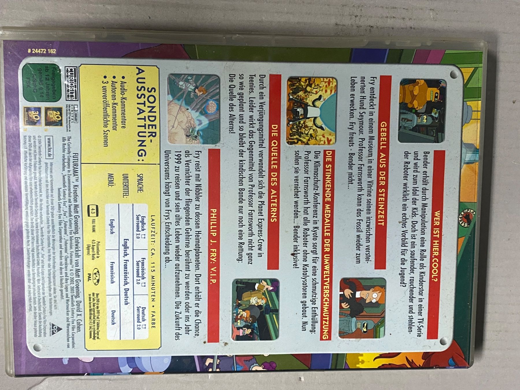 Tutti i DVDs: Futurama Kultserie RAR – Usato da Muri b. Bern venduto da AdidasCollector 1