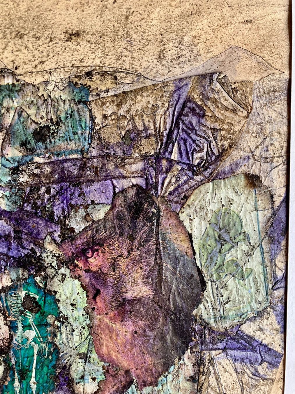 Dipinti: Collage von Doris Frehner Winterthur – Usato da Winterthur venduto da Barunggeli 3