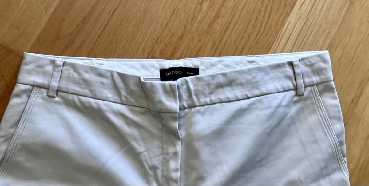 Mango Pantaloni: Mango Hose, hellbeige, Gr. 40, Top Zustand – Usato da Frauenfeld venduto da Guzi5 1