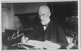 Vintage Fotokarte, Theodor Kocher, Nobelpreisträger Medizin