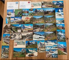 Über 52 Ansichtskarten + 5 Kuverts Jungfraubahn Wengerneralp