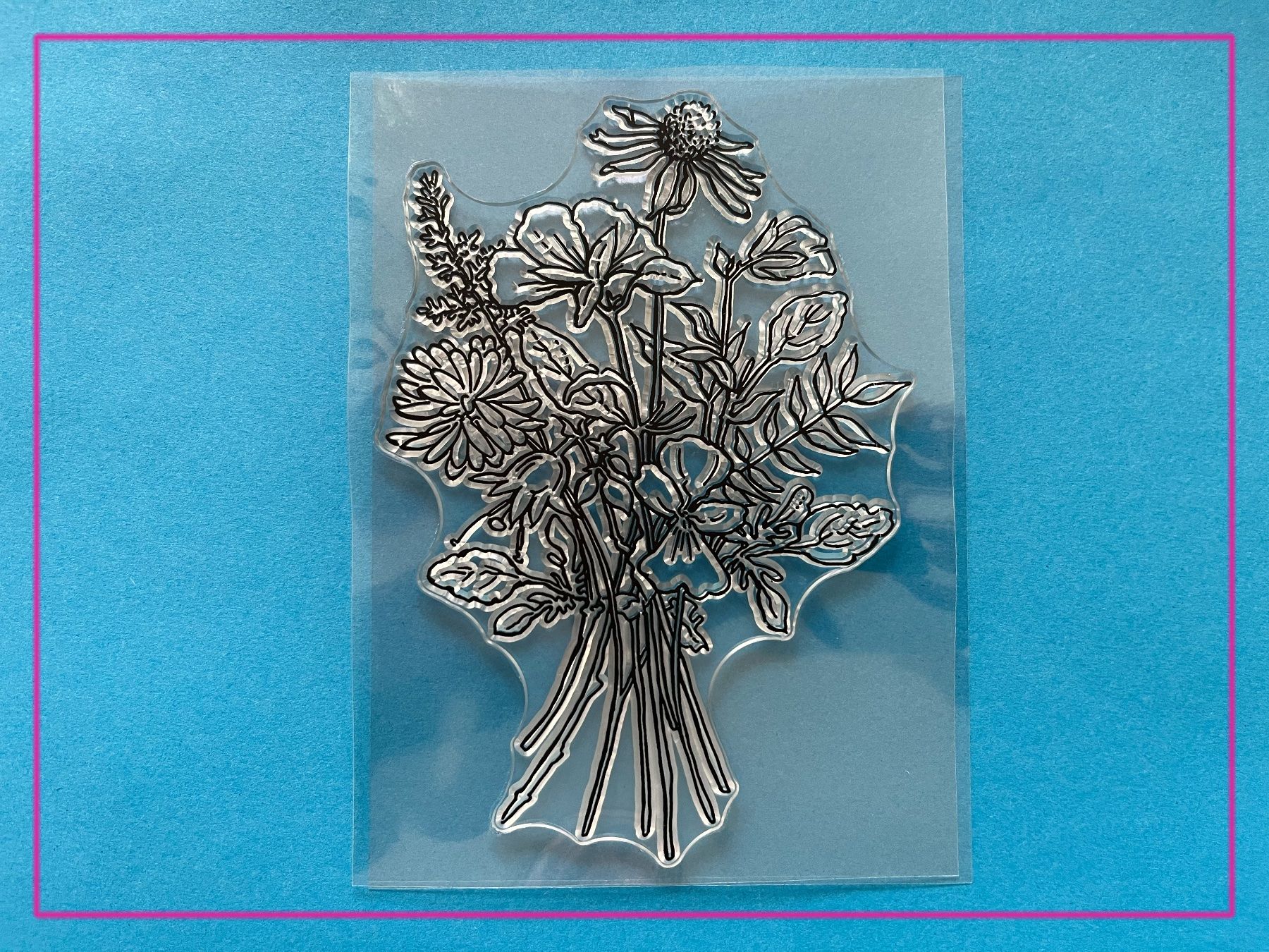 Timbri: Blumenstrauss - Silikonstempel 11,5 x 14cm – Nuovo e nell'imballaggio originale da Frenkendorf venduto da jazzplatten