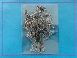 Blumenstrauss - Silikonstempel 11,5 x 14cm