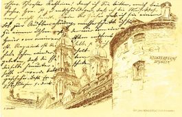 St. Gallen - Klostertürme + 1902