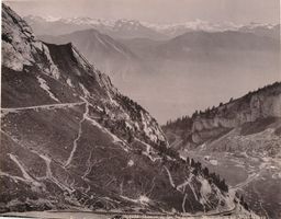 Fotografie antik Mattalp et les Montagnes zur Urzeit!