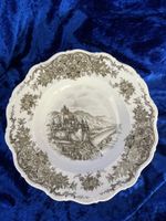 Vintage Seltmann Porzellan Suppenteller Weiden-Dekor Schloss