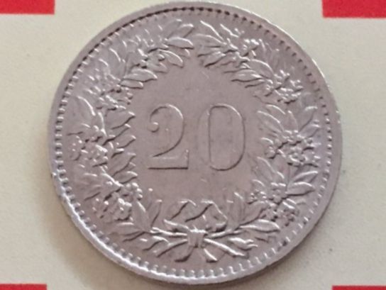 Tutti le monete: 20 Rappen 1970 ss-vz – Usato da Elsau venduto da herbybay 1