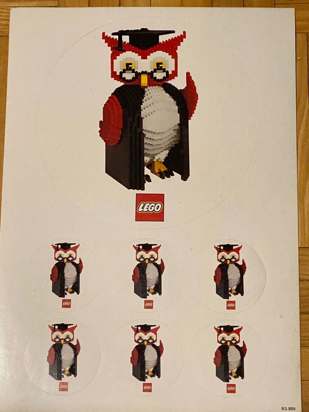 Sticker: Sticker Bogen Lego Dacta Owl – Nuovo (secondo la descrizione) da Eschlikon TG venduto da ArtRecBrick 2