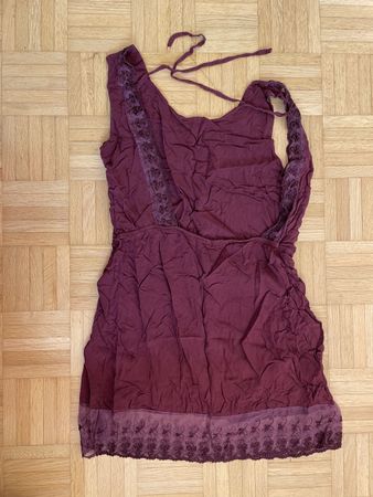 Sommer Kleid mit offenem Rückenausschnitt & Spitze, onesize