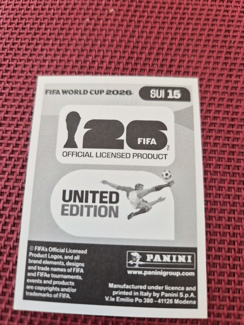 Panini Sammelbilder & Trading cards: Panini WM 26 Manzambi CH  – Neu (gemäss Beschreibung) aus Basel von dhe_qbg8 1