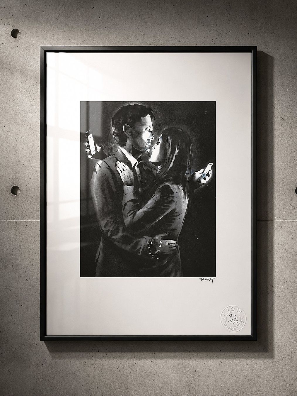 Grafica & Litografie: Banksy Mobile lovers – Usato da Montreux venduto da LeVintage33
