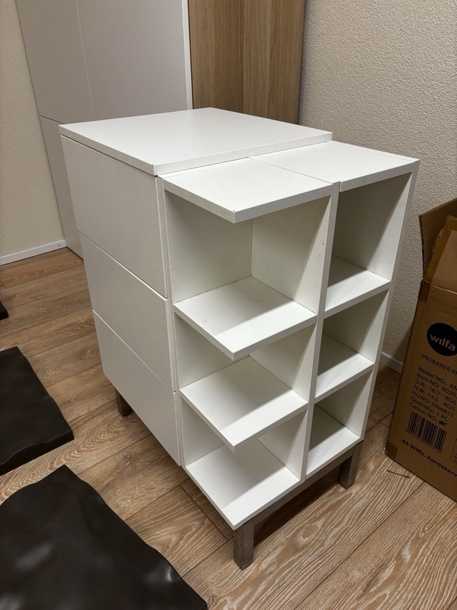 Ikea Cassettiere: Kommode weiss mit Fächern und Schubladen gebraucht – Usato da Obfelden venduto da idefix0
