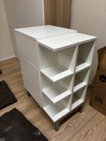 Kommode weiss mit Fächern und Schubladen gebraucht
