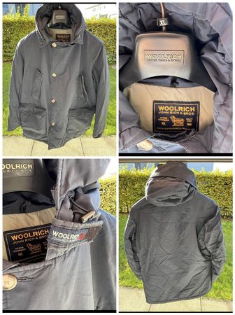 Woolrich Daunen Jacke, Grösse XL, Blau