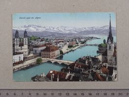 Zürich und die Alpen, 1909