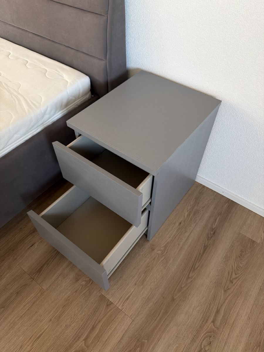 Betten: Doppelbett in grau – Gebraucht aus Hohentannen von aleberch 4