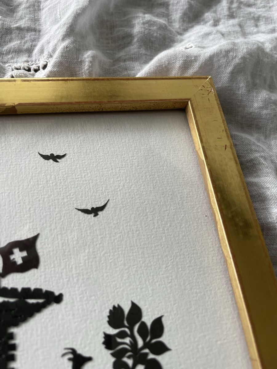 Grafiken & Lithographien: Scherenschnitt von Anita Buri – Neu (gemäss Beschreibung) aus Konolfingen von Bern-75 4