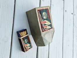 10 alte Zündhölzer Schachteln Coop Streichhölzer Vintage