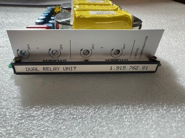 Studer Console di mixaggio: Studer Dual Relay Unit 1.915.762.81 – Usato da Suhr venduto da Audiobruno