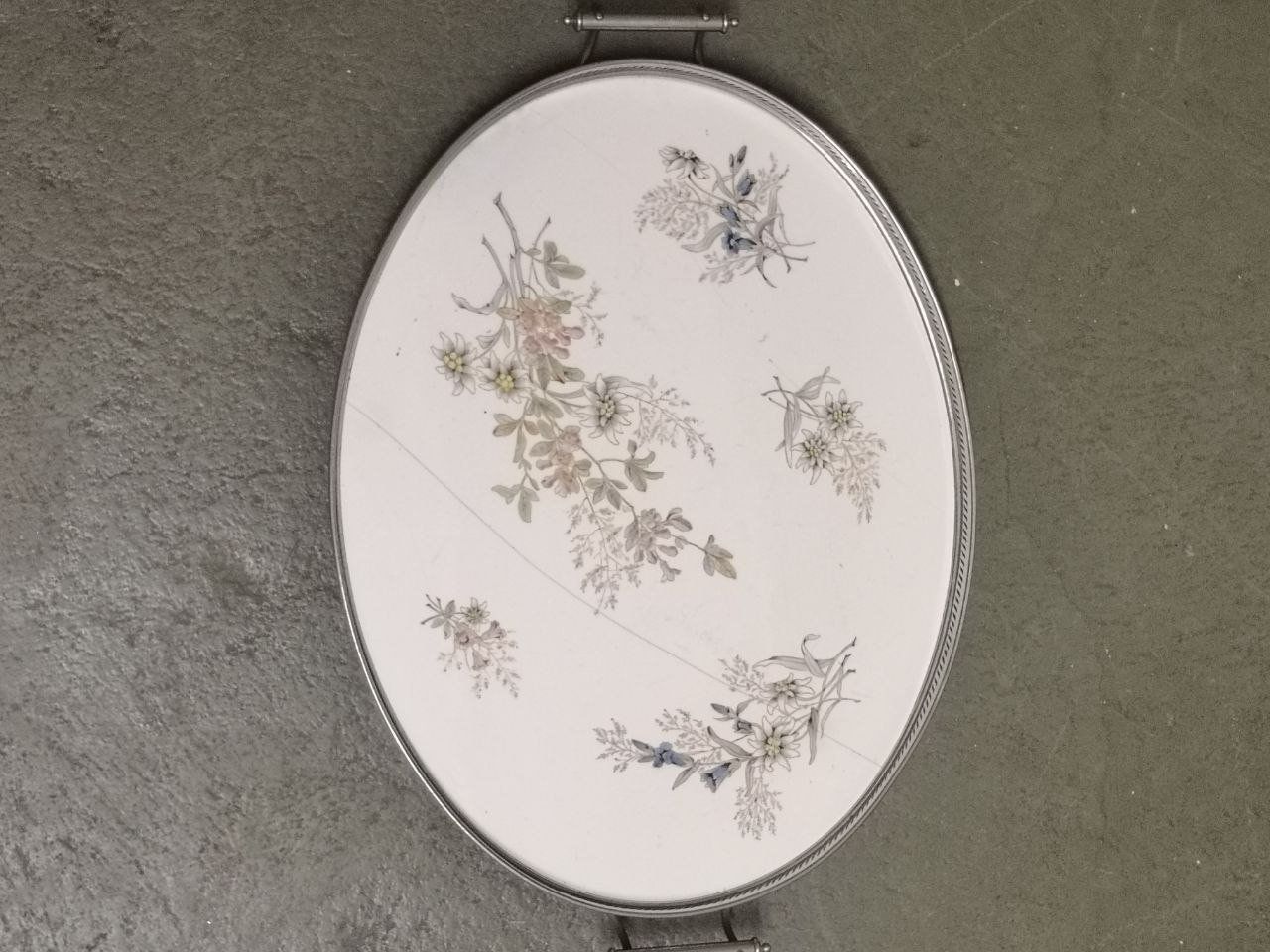 Set di piatti: Jugendstil-Blumentablett in Wächtersbach – Usato da Bern venduto da Yunkom 5