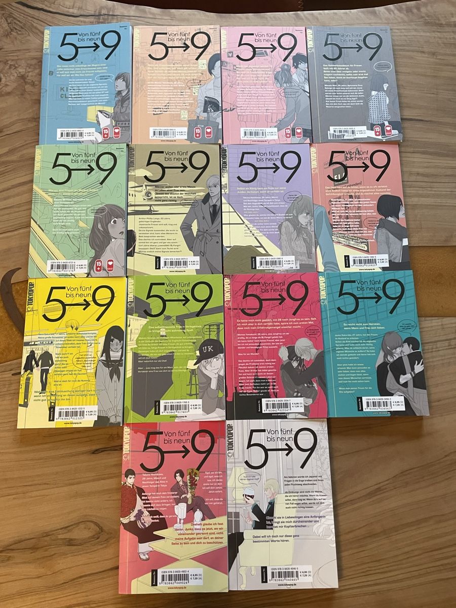 Fumetti: Von 5 bis 9 Manga 1-14 – Usato da Schaffhausen venduto da Annafeil 1