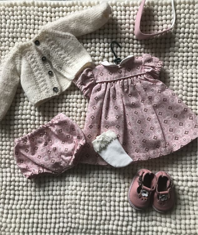 3-teiliges Puppen-Outfit Für 17 Cm Puppen – Handgefertigt Mit Hut, Overalls & Kamera-Rucksack