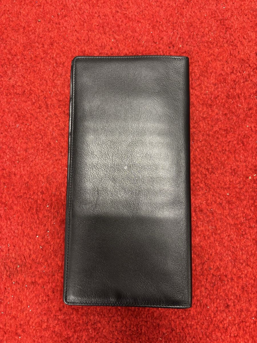 Swissair Portafogli: Schwarze Swissair Leder Brieftasche – Usato da Unteriberg venduto da wg52 3