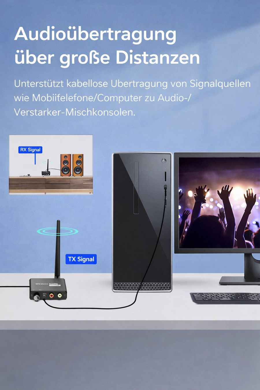 Altri accessori: 2.4G Wireless Audio Sender & Empfänger bis 50 m – Nuovo e nell'imballaggio originale da Winterthur venduto da SwissTechStore 4