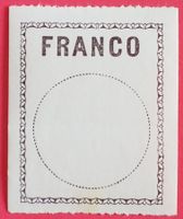3209B) Nr. 1, Francozettel, postfrisch Kt. 500.-