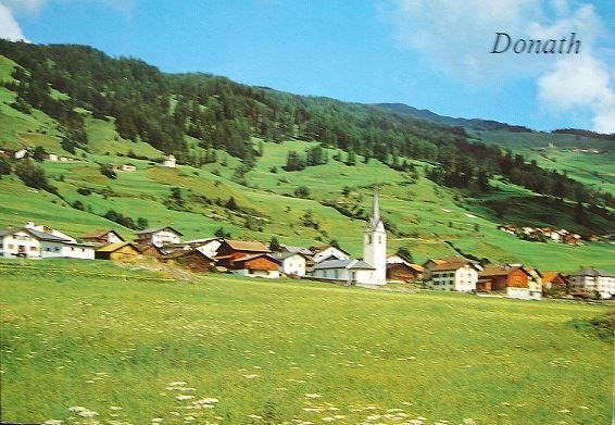 Ansichtskarten: DONATH GR im Schams – Neu (gemäss Beschreibung) aus Jona von philajona