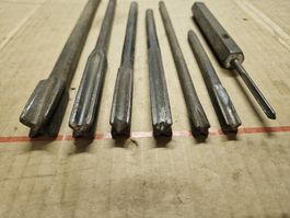 7-teiliges Werkzeug-Set, Stechbeitel, gebraucht...
